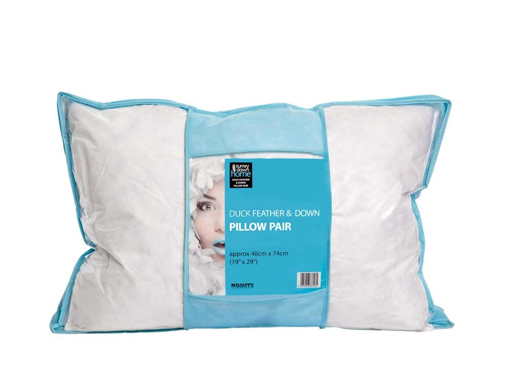 Surrey Down Duck Feather and Down Pillows