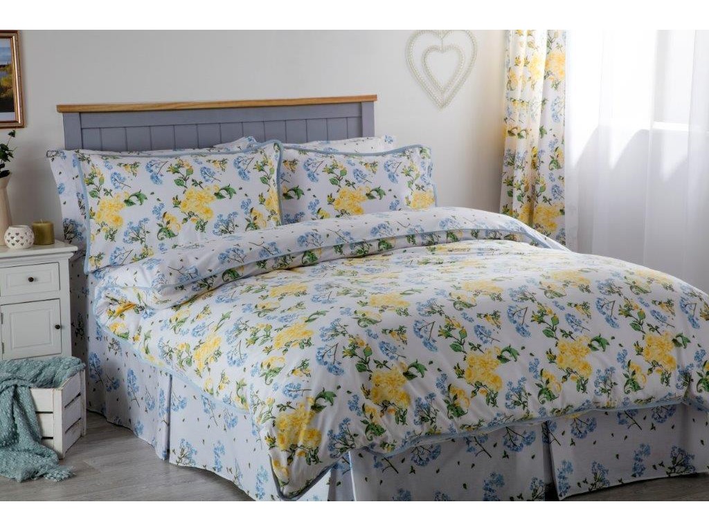 Arabella Floral Pattern Duvet Cover Sets Bedding Sets With Matching Fitted Sheet 