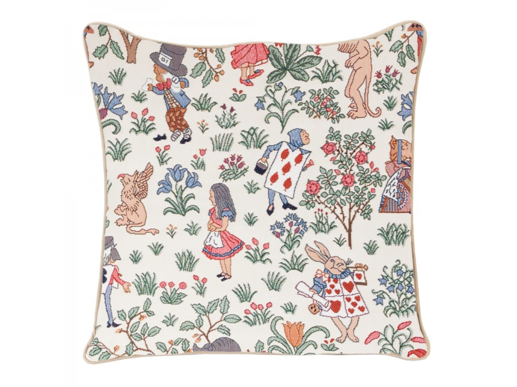 Tapestry Alice in Wonderland Cushions