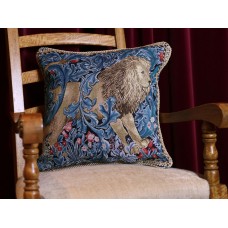 William Morris Tapestry The Lion Cushions