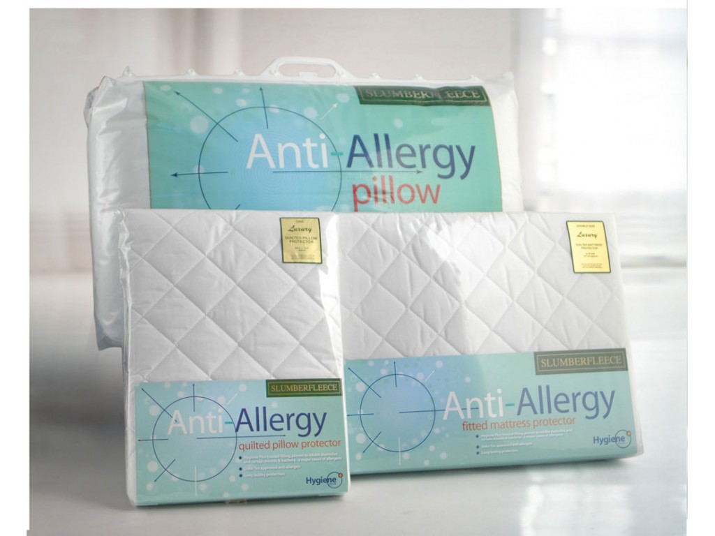 Slumberfleece Anti Allergy Fitted Mattress And Pillow Protectors