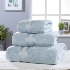 Vantona Pure 550gsm Cotton Blue Towel Bale