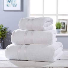 Vantona Pure 550gsm Cotton White Towels